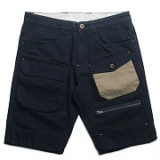 16 MONO BLOCK FATIGUE SHORTS-NAVY