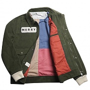 16 MERRY MIXED COACH JACKET-KHAKI