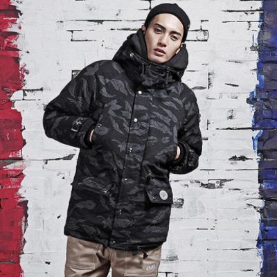 [ROMANTIC CROWN] ROUGHMAN DUCK DOWN PARKA_BLK