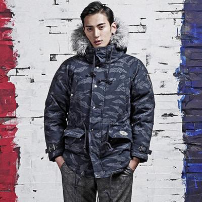[ROMANTIC CROWN] ROUGHMAN DUCK DOWN PARKA_NVY