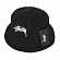 STOCK TERRY BUCKET HAT-BLACK