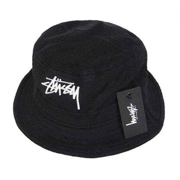 STOCK TERRY BUCKET HAT-BLACK
