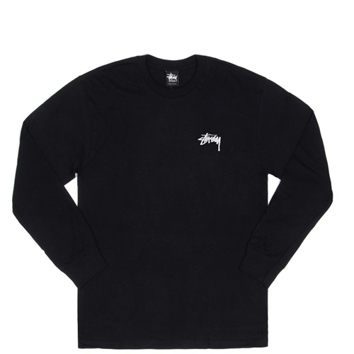 ORIGINAL STOCK L/SL TEE-BLK