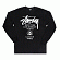 WORLD TOUR L/SL TEE-BLACK