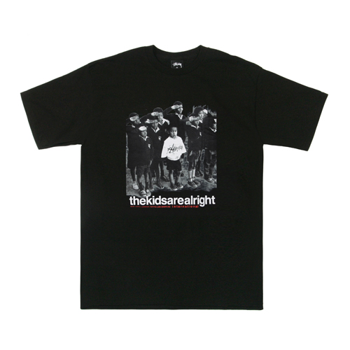 THE KIDS ARE ALRIGHT TEE-BLK