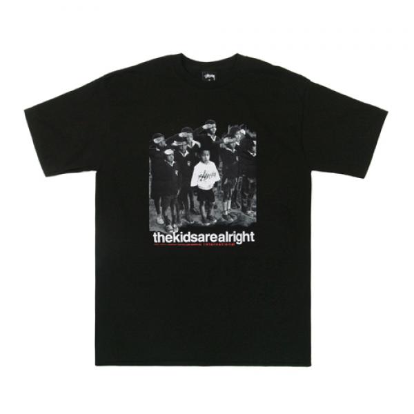 THE KIDS ARE ALRIGHT TEE-BLK