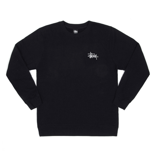 BASIC LOGO CREW-BLK(beige)