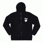 8 BALL ZIP HOOD-BLK