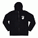 8 BALL ZIP HOOD-BLK