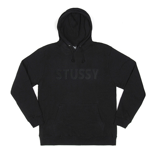 TONAL FELT STUSSY HOOD-BLACK