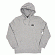 BASIC LOGO HOOD-GRY(white)