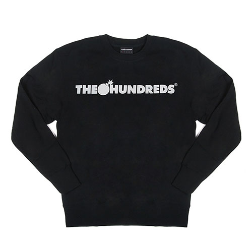 FOREVER BAR LOGO CREWNECK-BLK
