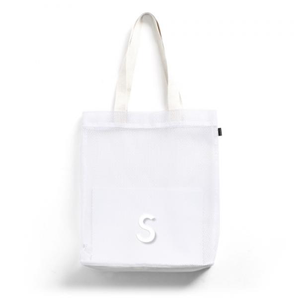 [URBAN STUFF] USF S MESH TOTE BAG WHITE