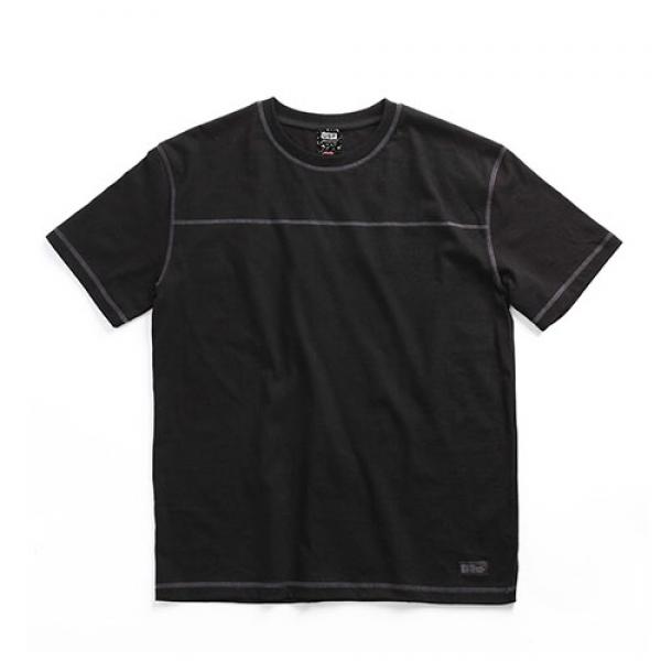[URBAN STUFF] USF OVERSIZED BLANK TEE BLACK