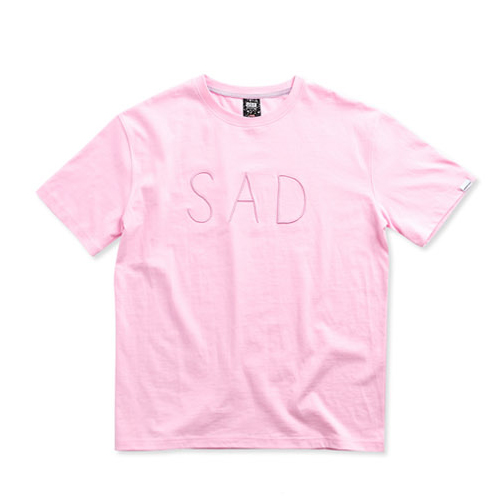[URBAN STUFF] USF OVERSIZED SAD TEE PINK
