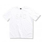 [URBAN STUFF] USF OVERSIZED SAD TEE WHITE