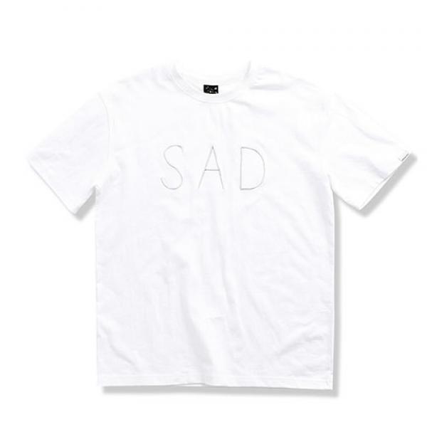 [URBAN STUFF] USF OVERSIZED SAD TEE WHITE