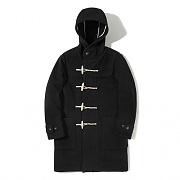 LONG DUFFLE COAT EA [BLACK]