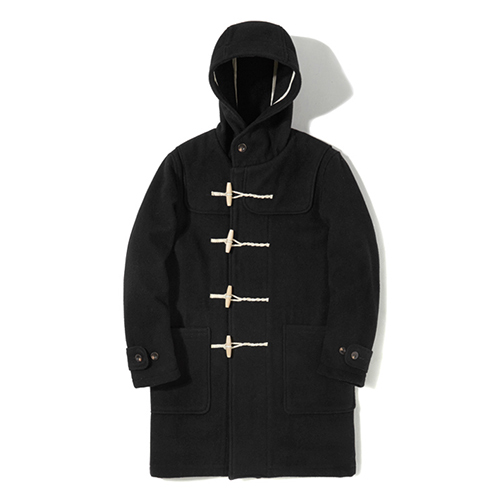 LONG DUFFLE COAT EA [BLACK]