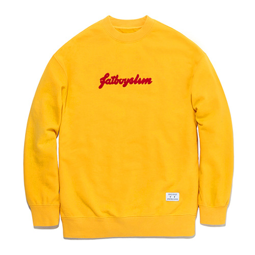 OVERSIZE FATBOY SWEAT SHIRT FS [YELLOW]