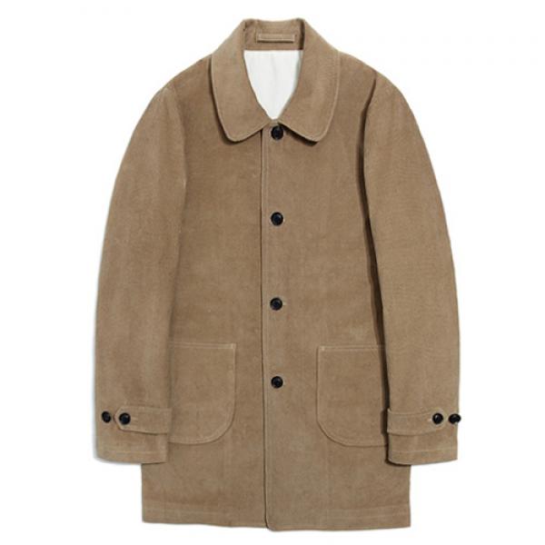 COTTON SINGLE COAT[BEIGE]