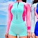 SURFIE SPRING SUIT (2MM)-PINK-MINT