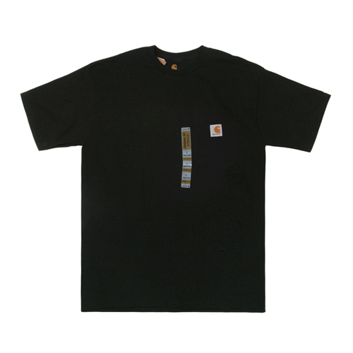 (102041)M WORKWEAR GRPHC BRANDED C PKT SS TSHIRT-001BLK