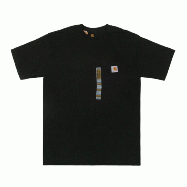 (102041)M WORKWEAR GRPHC BRANDED C PKT SS TSHIRT-001BLK