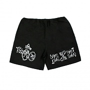 DOODLE SHORTS-BLACK