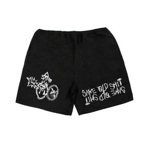 DOODLE SHORTS-BLACK