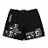 DOODLE PATCHED SHORTS-BLACK