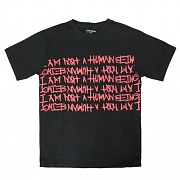 BIG LOGO T-SHIRTS-BLK/RED