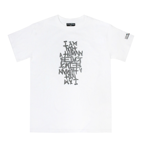NEW 3D BAISC LOGO T SHIRTS-WHT