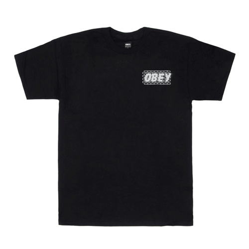 BRICKWALL TEE-BLK