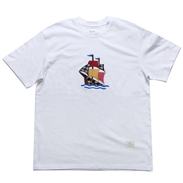 16 WOOD YACHT T-SHIRTS-WHITE