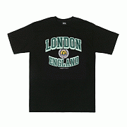 LONDON ENGLAND TEE-BLK