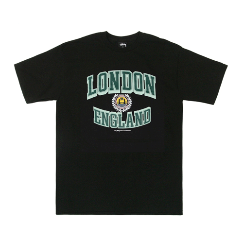 LONDON ENGLAND TEE-BLK