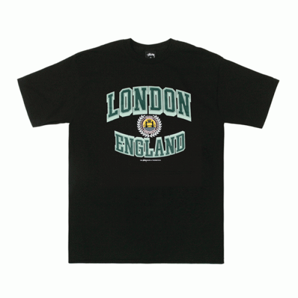 LONDON ENGLAND TEE-BLK