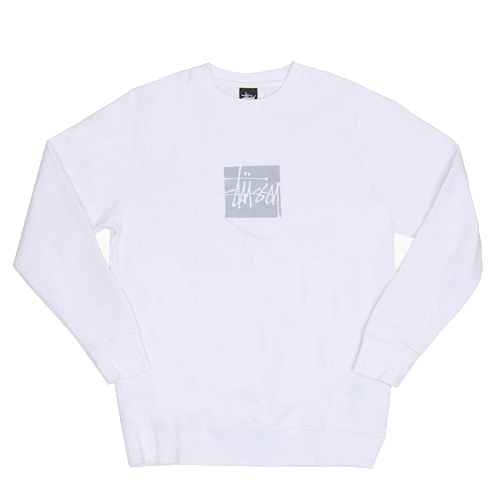 REFLECTIVE CREW-WHT