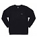 BASIC STUSSY CREW-BLK(chh logo)