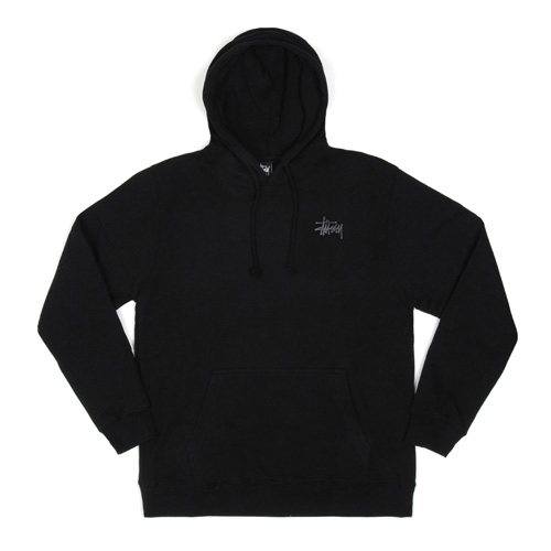 BASIC STUSSY HOOD-BLK(GRY)