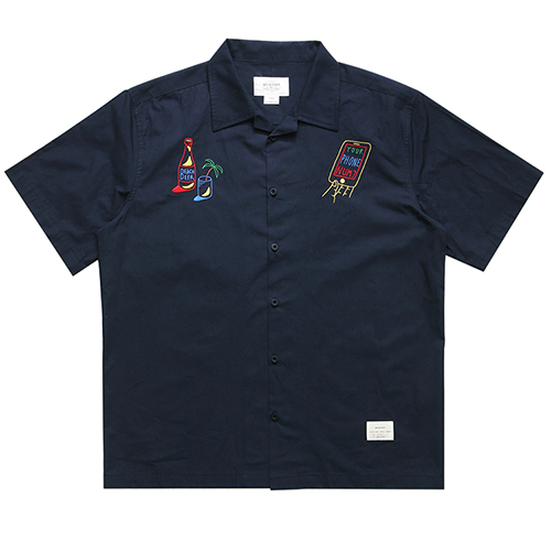 16 SUMMER BEACH SHIRTS-NAVY