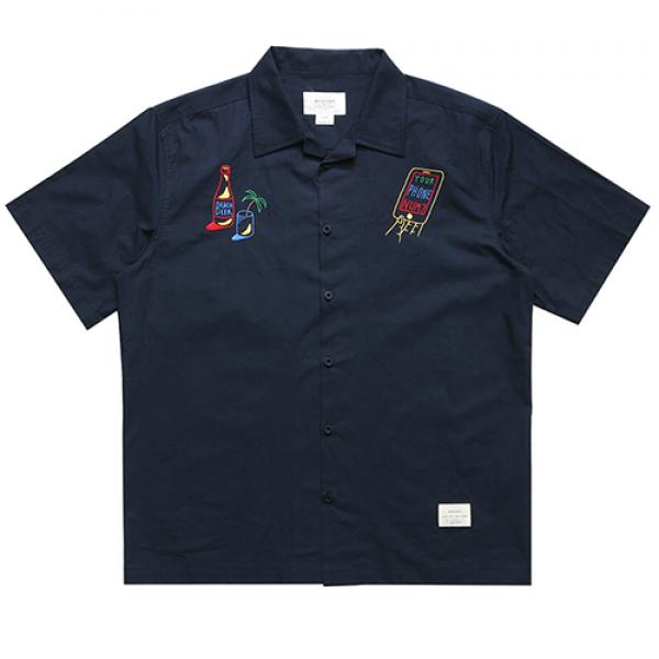16 SUMMER BEACH SHIRTS-NAVY