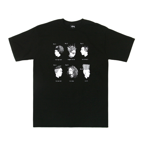 CUTS TEE-BLACK