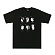 CUTS TEE-BLACK