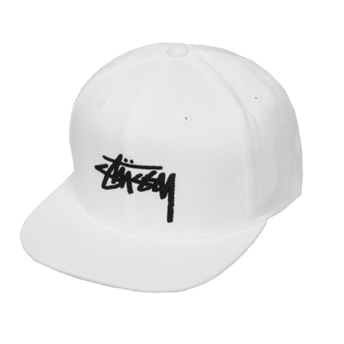 STOCK CAP-WHITE