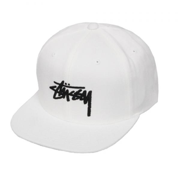 STOCK CAP-WHITE