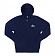 BASIC LOGO ZIP-UP HOOD-NVY (org)