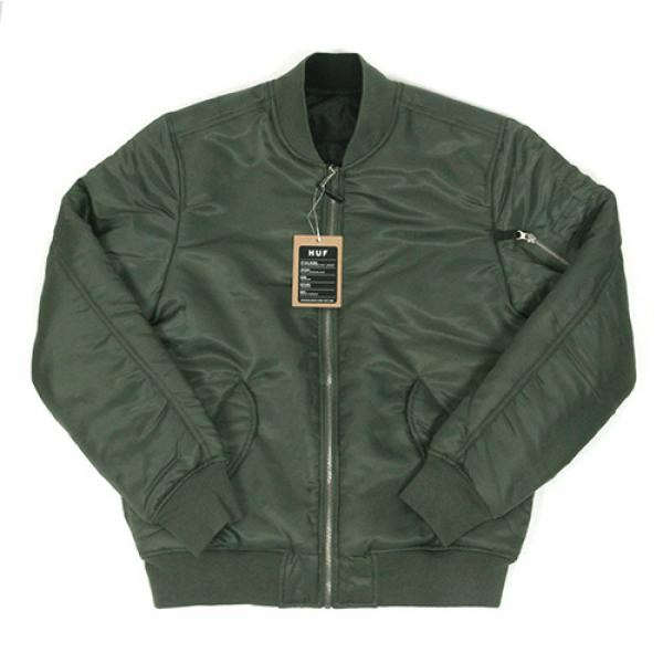 ELITE REVERSIBLE MA-1 JACKET-OLIVE/BLK