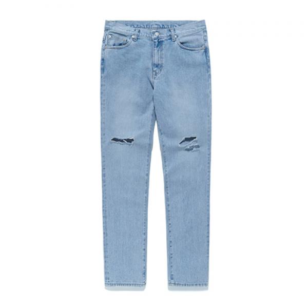 CRUSHED DENIM PANTS FA [ICE BLUE](FAVD01)